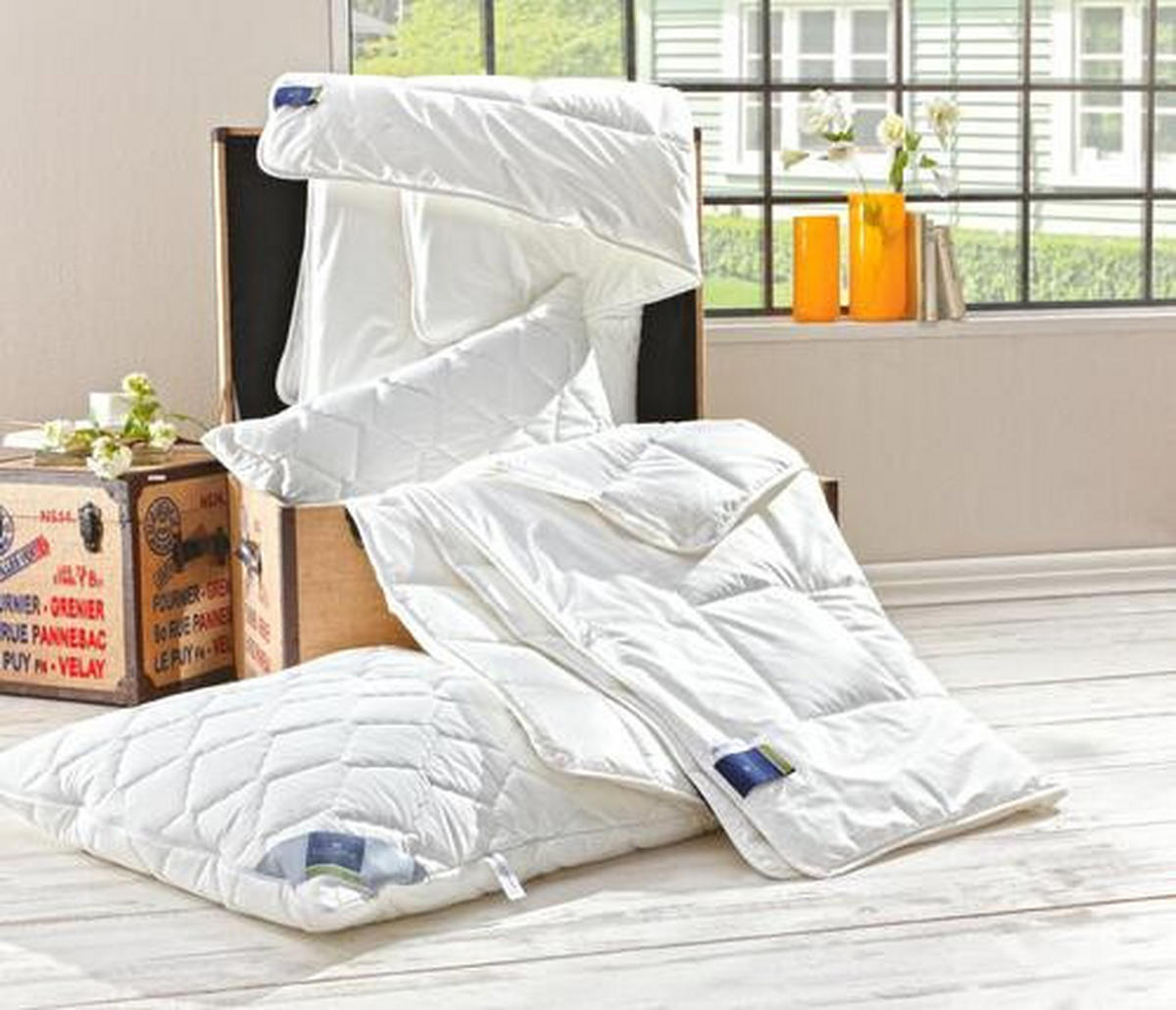 ZIMSKA ODEJA ALCANDO DUO 200/200 cm  - bela, Konvencionalno, tekstil (200/200cm) - Billerbeck