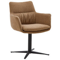 ARMLEHNSTUHL  in Eisen Webstoff  - Gelb/Schwarz, Design, Textil/Metall (64/84/66cm) - Valdera