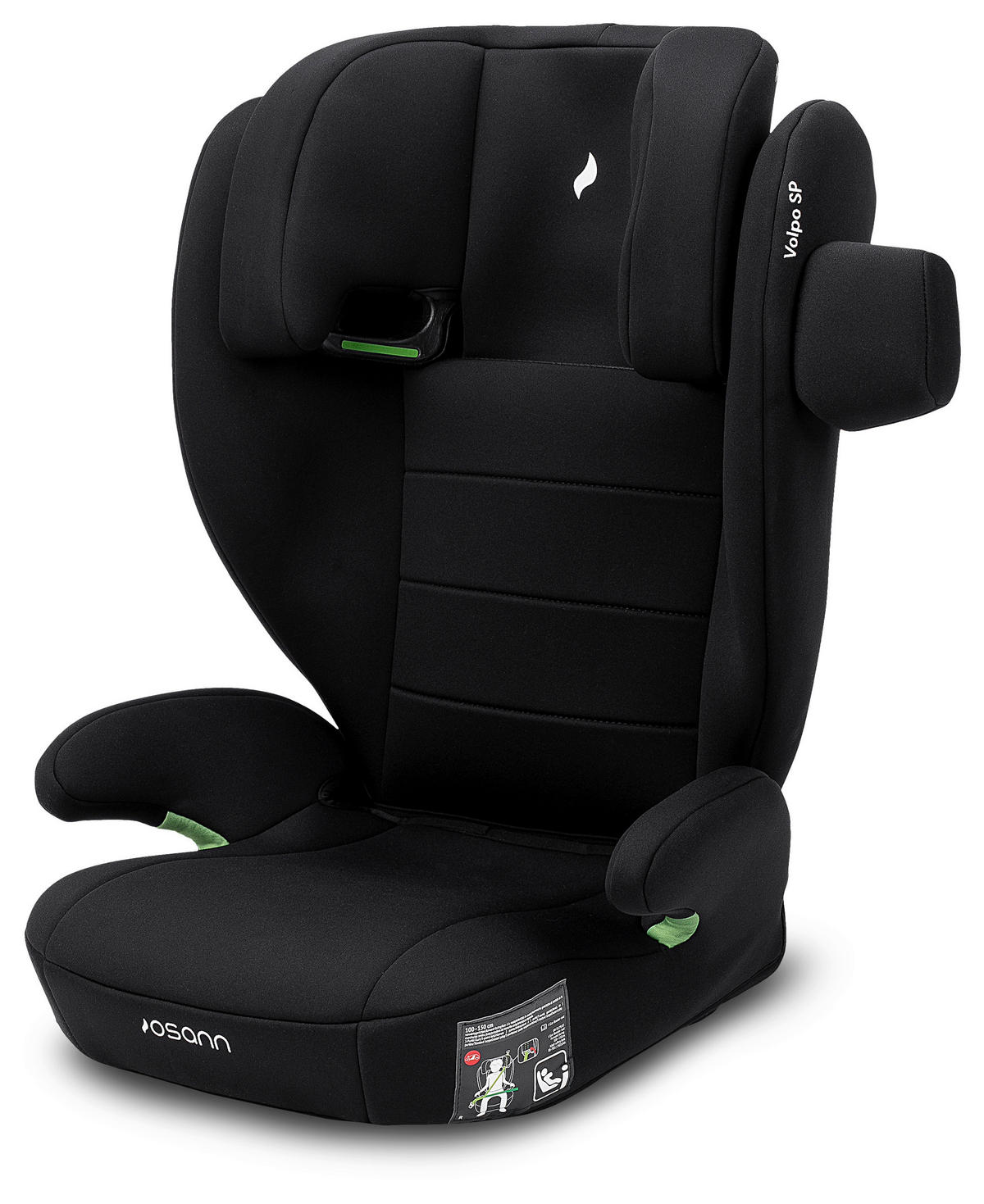 KINDERAUTOSITZ Volpo SP  - Schwarz, Basics, Kunststoff (43/77/37cm) - Osann