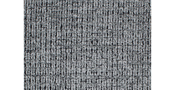 HOCKER in Textil Grau  - Schwarz/Grau, KONVENTIONELL, Textil/Metall (106/40/72cm) - Hom`in