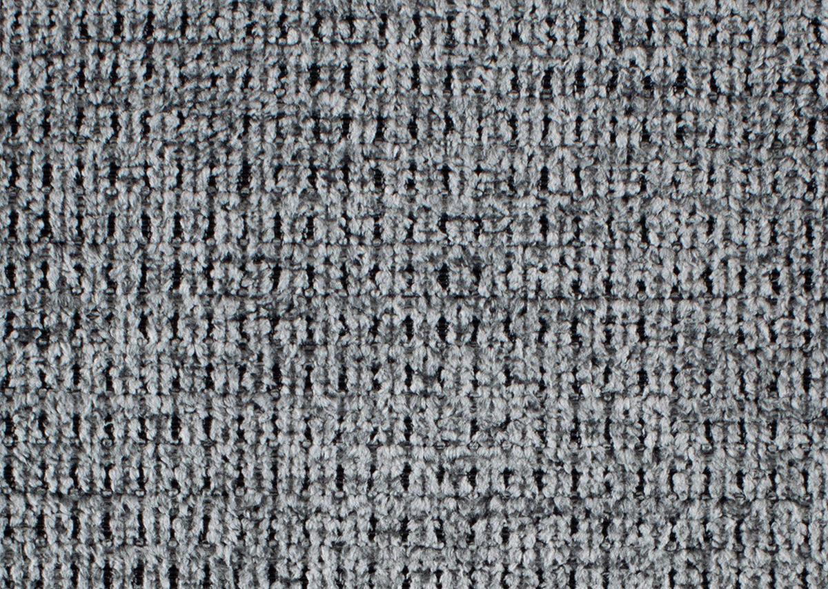 WOHNLANDSCHAFT in Flachgewebe Grau  - Schwarz/Grau, Design, Textil/Metall (299/233cm) - Dieter Knoll