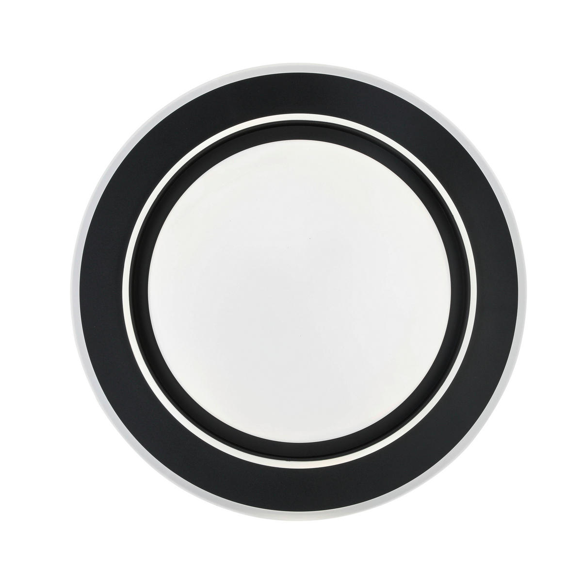 LED PLAFONJERA  - bela/crna, Trendi, metal/plastika (39/6cm) - Novel