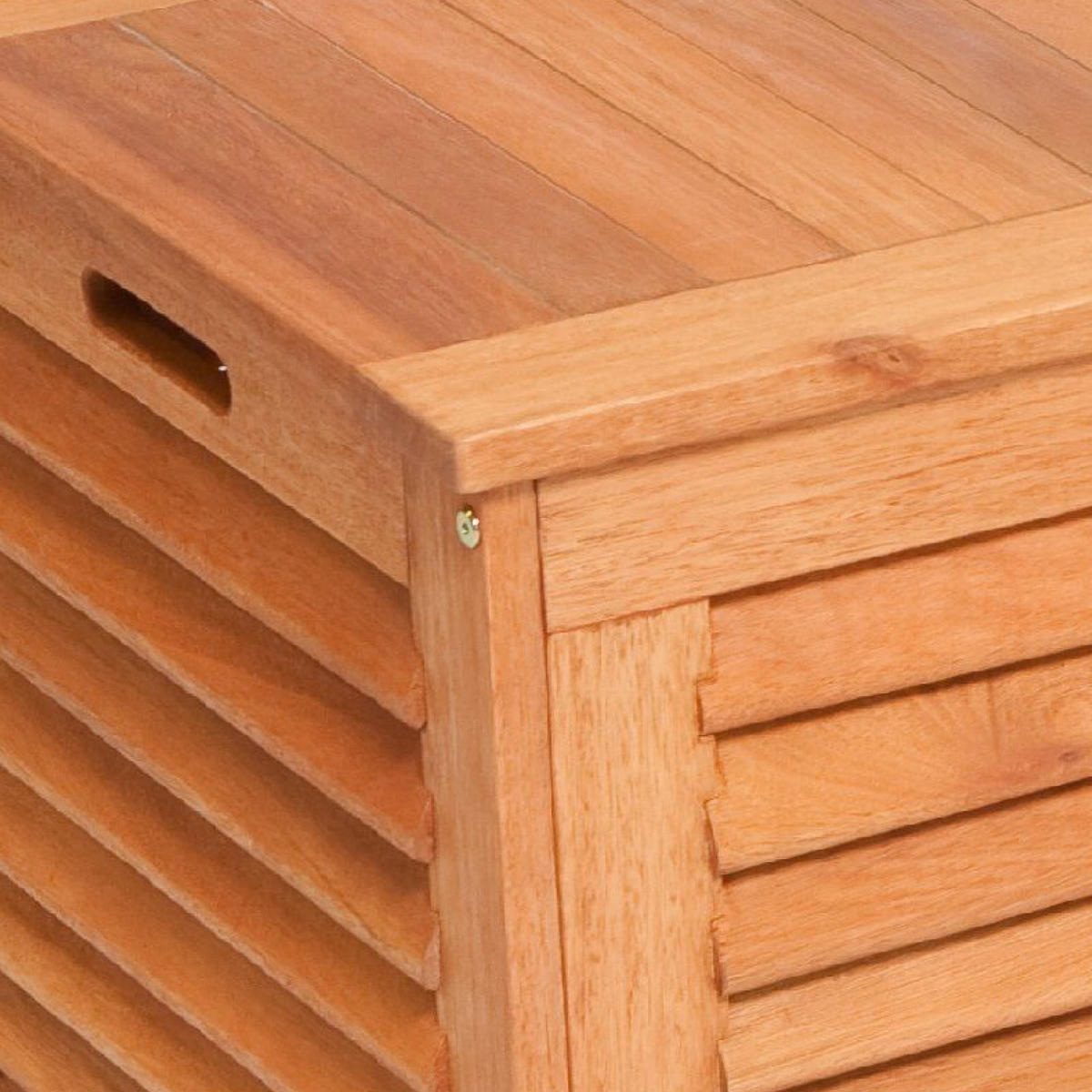 BOX NA VANKÚŠE   - prírodná farba, Konventionell, drevo (123/62/54cm) - Gardenson