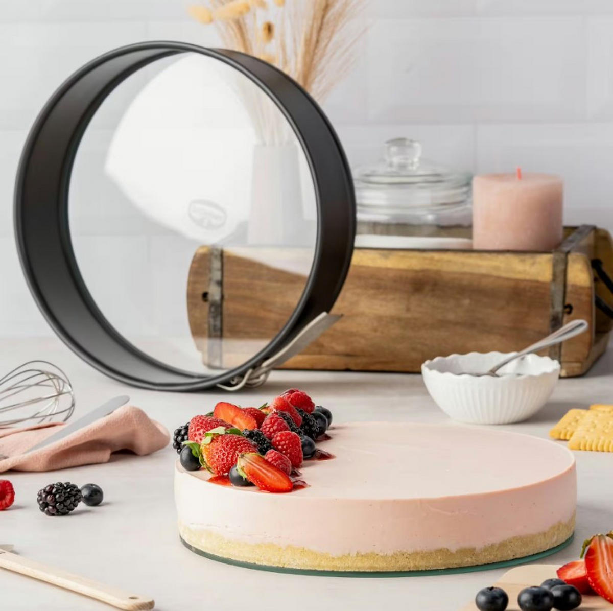 SPRINGFORM  - Schwarz, Basics, Glas/Metall (26/6,5cm) - Dr.Oetker