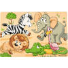 TISCHSET Happy Zoo Kunststoff Gelb, Grün, Rosa, Schwarz  - Gelb/Schwarz, KONVENTIONELL, Kunststoff (45/30/0,1cm) - Ritzenhoff Breker