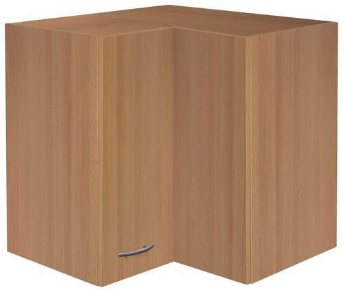 ECKOBERSCHRANK 60/54/32 cm in Buchefarben - Edelstahlfarben/Buchefarben, MODERN, Holzwerkstoff/Kunststoff (60/54/32cm) - FlexWell