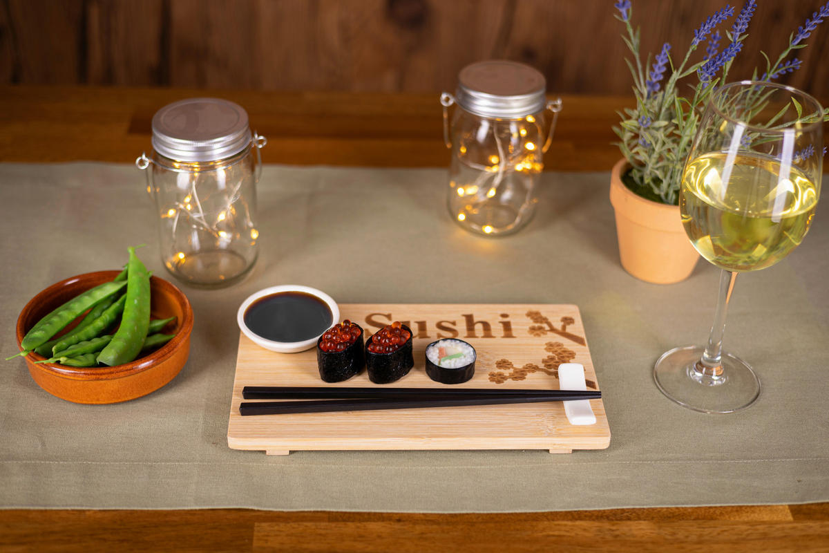 ESSSTÄBCHEN - Schwarz, Basics, Glas (24/0.8/0.8cm) - Nouvel