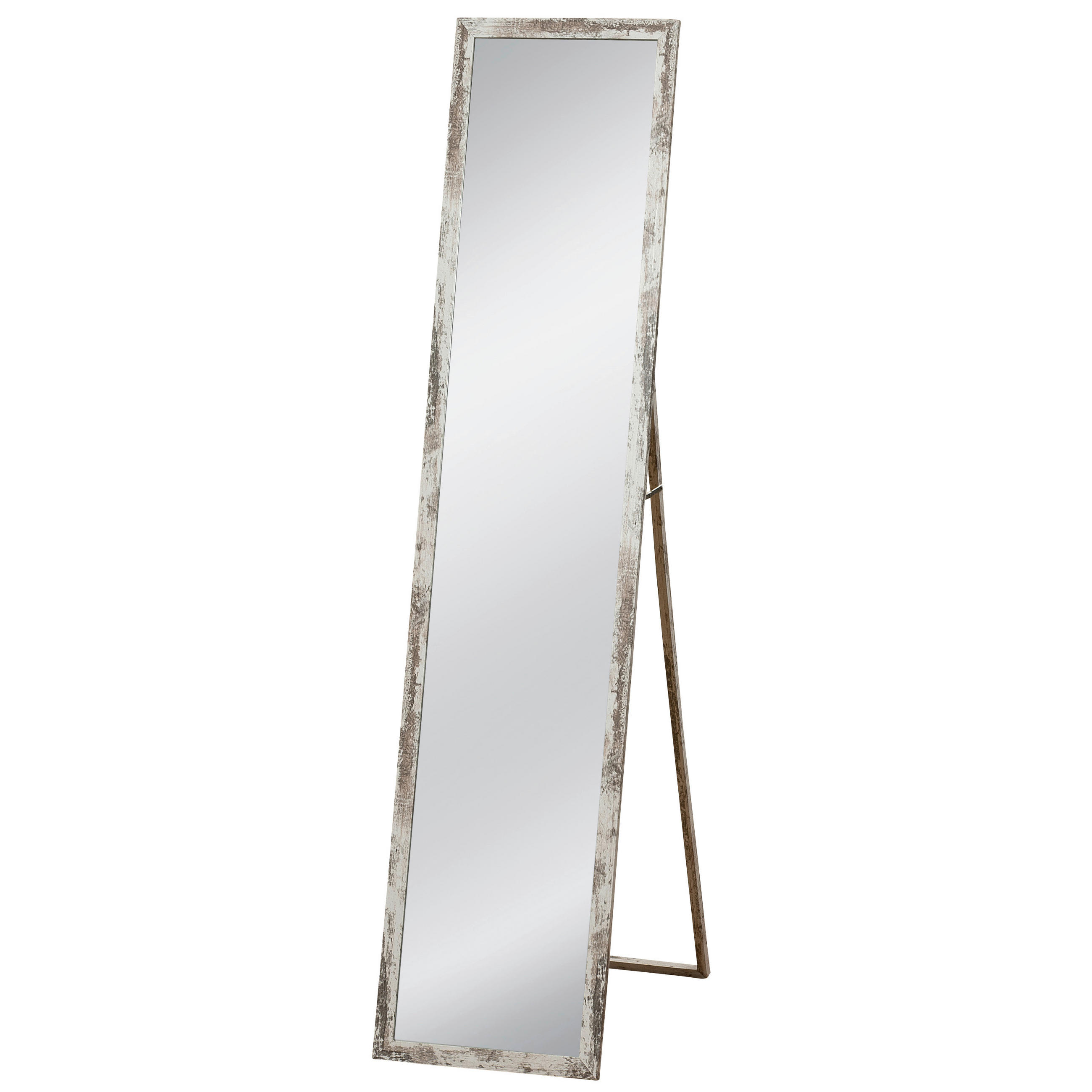 STANDSPIEGEL 34/155/3 cm  - Weiß, Trend, Holzwerkstoff (34/155/3cm) - Boltze Home