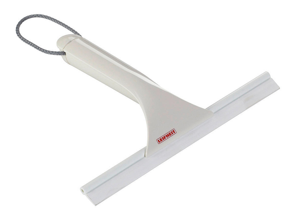 GUMENI BRISAČ TUŠA    - bijela, Basics, plastika (24cm) - Leifheit