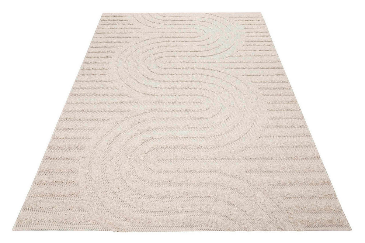 OUTDOORTEPPICH 160/225 cm Miles Creme  - Creme, KONVENTIONELL, Textil (160/225cm) - Esprit