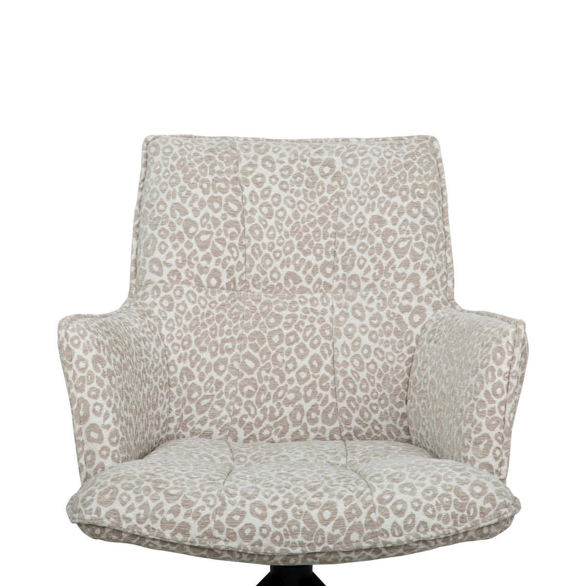 ARMLEHNSTUHL  in Eisen Jacquard  - Taupe/Beige, Design, Textil/Metall (59/89.5/63cm) - Novel