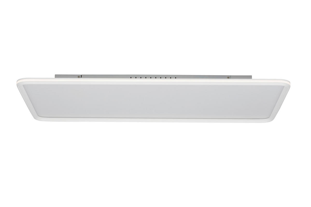 LED-DECKENLEUCHTE Bosona 110/60/7 cm  - Weiß, Basics, Kunststoff/Metall (110/60/7cm) - Novel