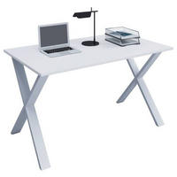 SCHREIBTISCH 140/50/76 cm  in Weiss  - Weiss, Modern, Holzwerkstoff/Metall (140/50/76cm) - MID.YOU