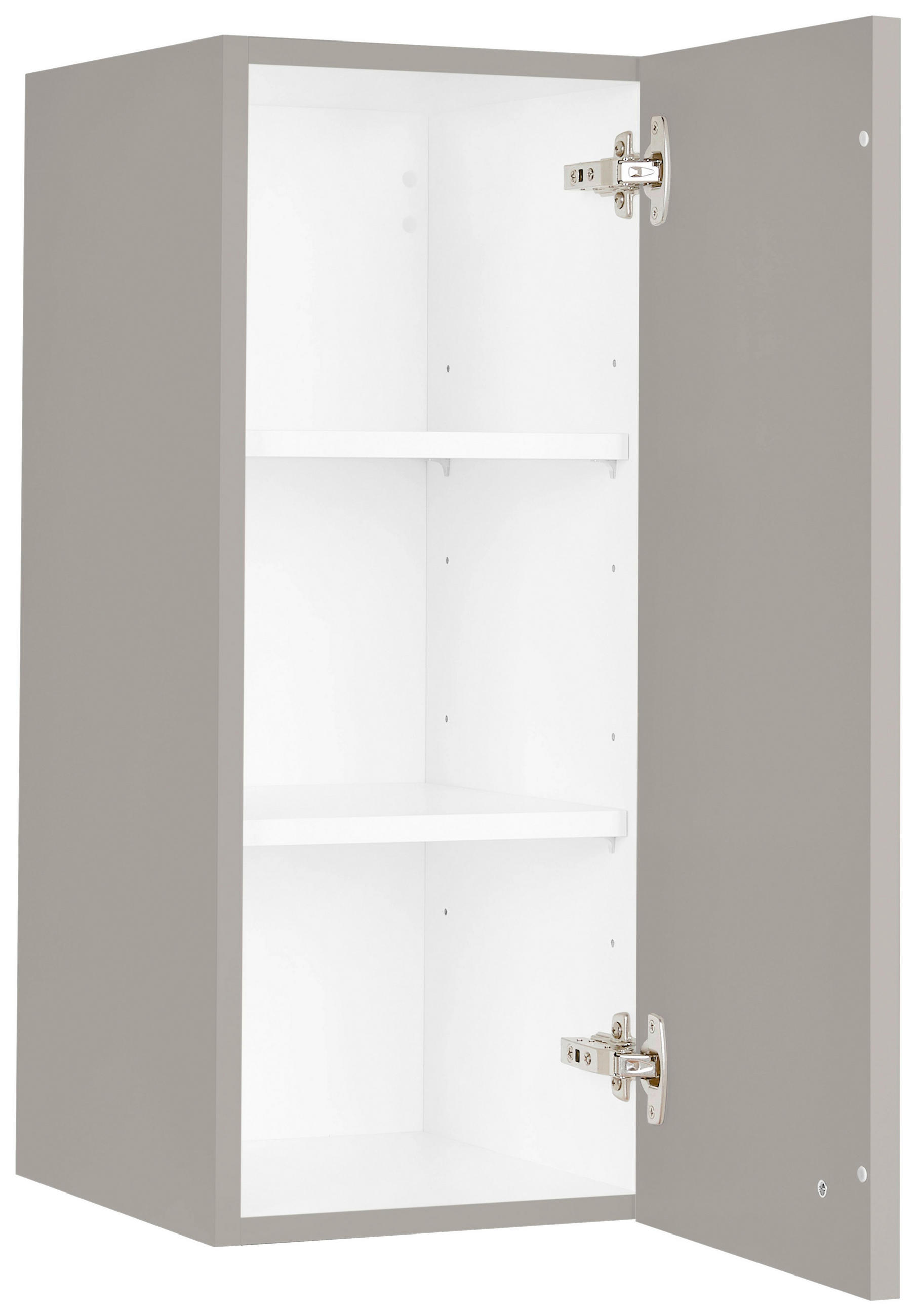 KÜCHENOBERSCHRANK 30/72/35 cm  in Grau  - Schwarz/Grau, MODERN, Holzwerkstoff/Metall (30/72/35cm) - Nobilia