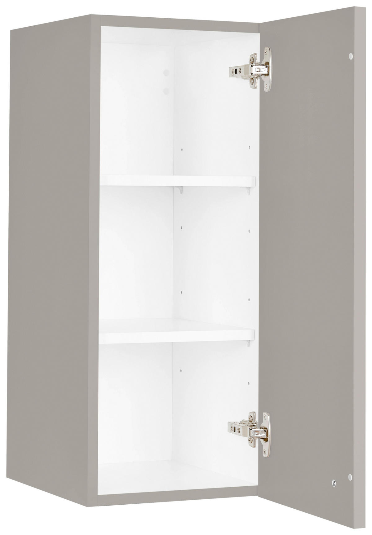 KÜCHENOBERSCHRANK 30/72/35 cm  in Grau  - Schwarz/Grau, MODERN, Holzwerkstoff/Metall (30/72/35cm) - Nobilia