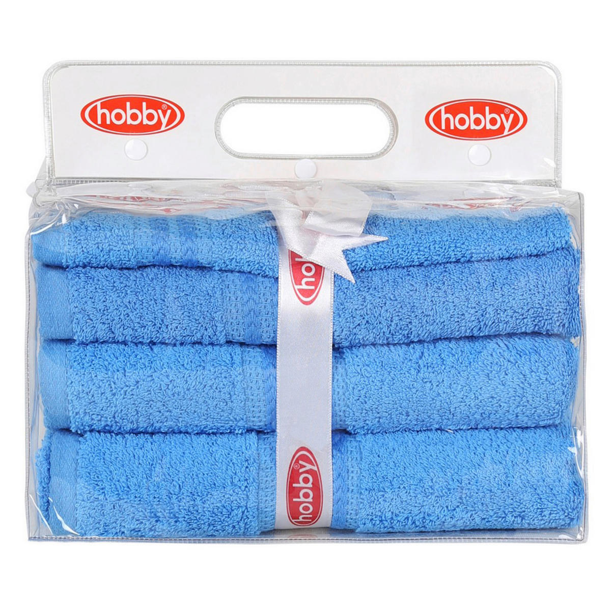 FROTTIERSET Blau 3-teilig  - Blau, Basics, Textil (30/50cm)