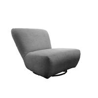 XXL-SESSEL in Mikrofaser Grau  - Schwarz/Grau, Trend, Textil/Metall (95/77/94cm) - Livetastic