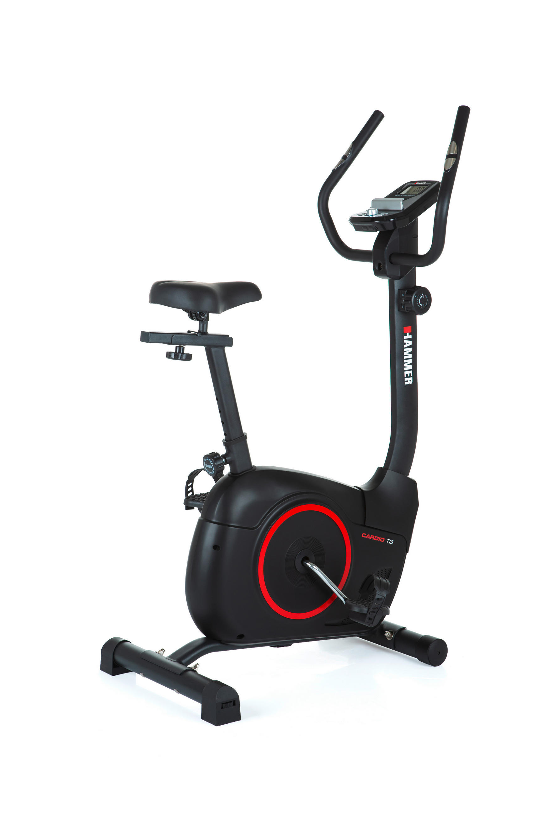 HEIMTRAINER - Rot/Schwarz, KONVENTIONELL, Metall (90/46/137cm)