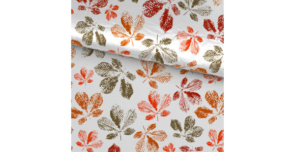 BETTWÄSCHE Satin 140/200 cm  - Rotbraun/Orange, Design, Textil (140/200cm) - Esposa