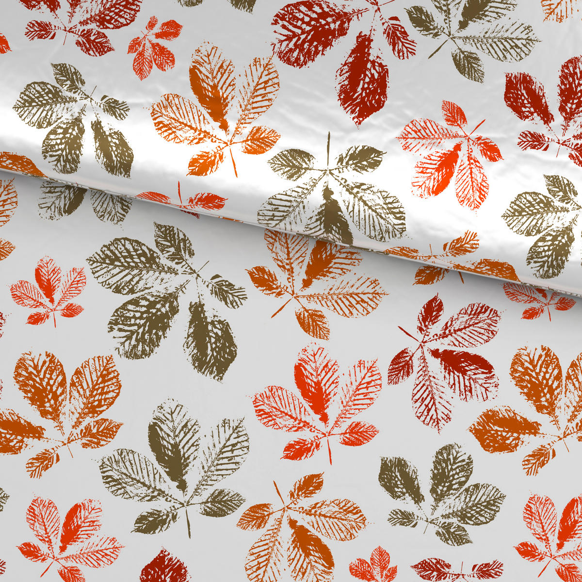 POVLEČENÍ, satén, zelená, oranžová, bílá, červenohnědá, 140/200 cm - oranžová/bílá, Design, textil (140/200cm) - Esposa