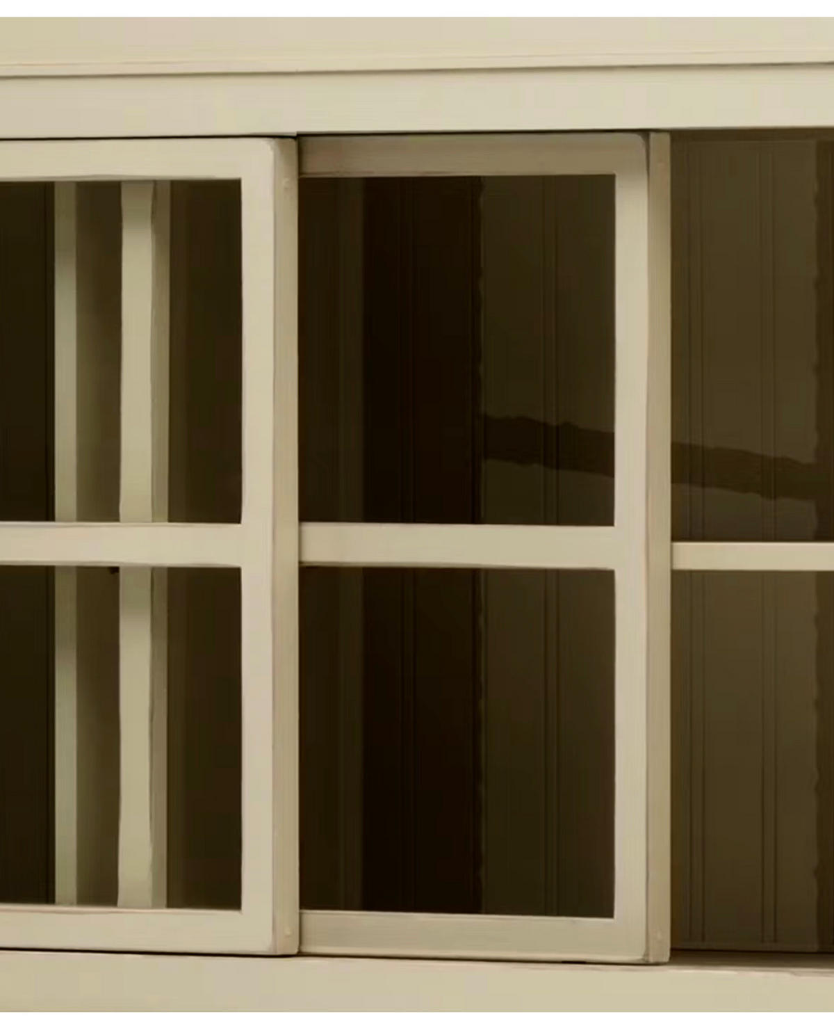 HIGHBOARD UrbanClass  in 190,5/219,5/49 cm  - Elfenbein, LIFESTYLE, Glas/Holz (190,5/219,5/49cm) - Livetastic