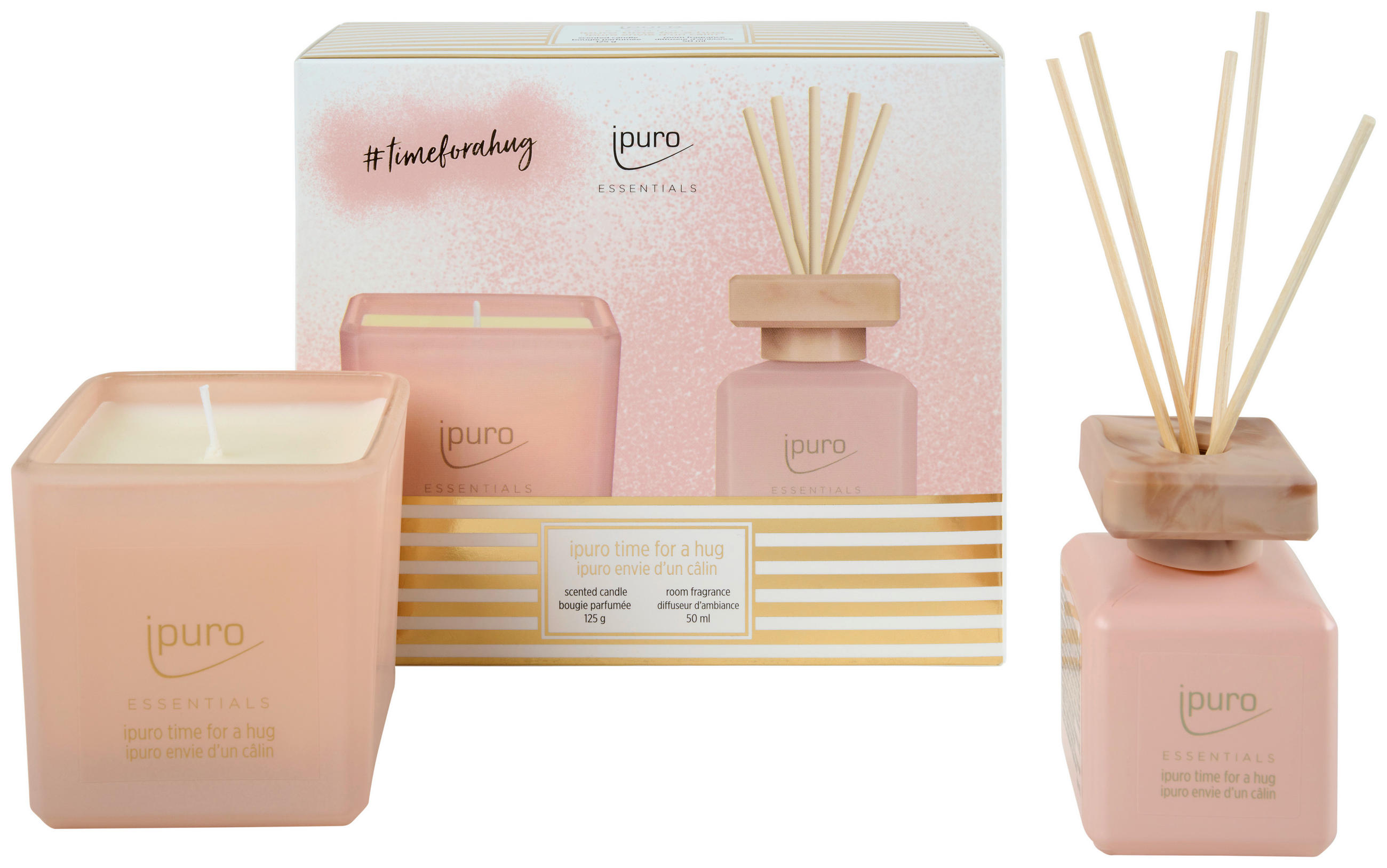 DIFFUSER 50 ml  - Rosa, Basics, Glas (50ml) - Ipuro