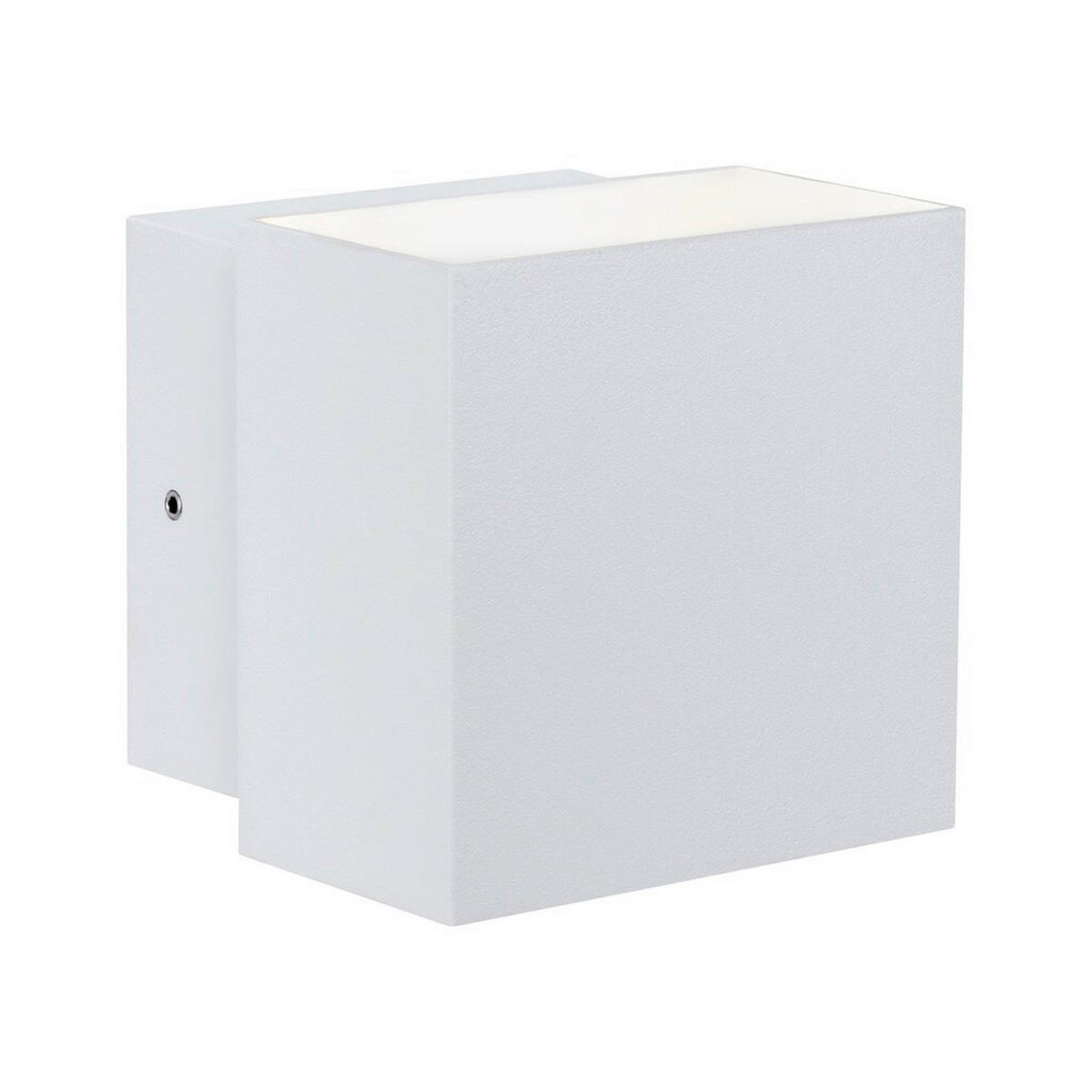 LED-WANDLEUCHTE   - Weiß, Basics, Metall (10/9,3/10cm) - Paulmann