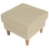 HOCKER in Textil Beige  - Beige/Buchefarben, MODERN, Textil (53/53/45cm) - Max Winzer