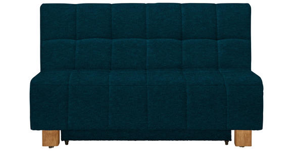 SCHLAFSOFA  in Webstoff Petrol  - Petrol/Naturfarben, MODERN, Holz/Textil (145/92/102cm) - Novel