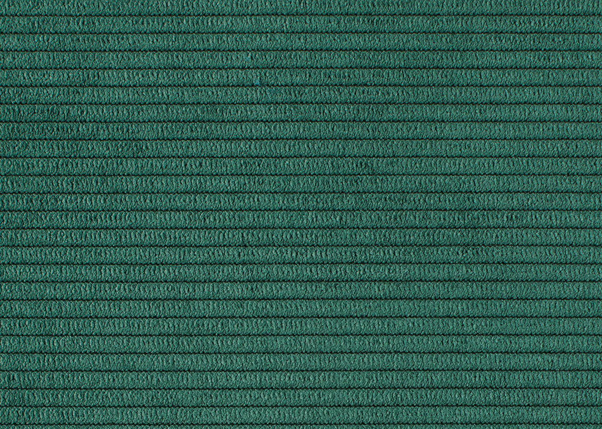 ECKSOFA ERNO in Cord Grün  262/183 cm  - Schwarz/Grün, Design, Textil/Metall (262/183cm) - MID.YOU