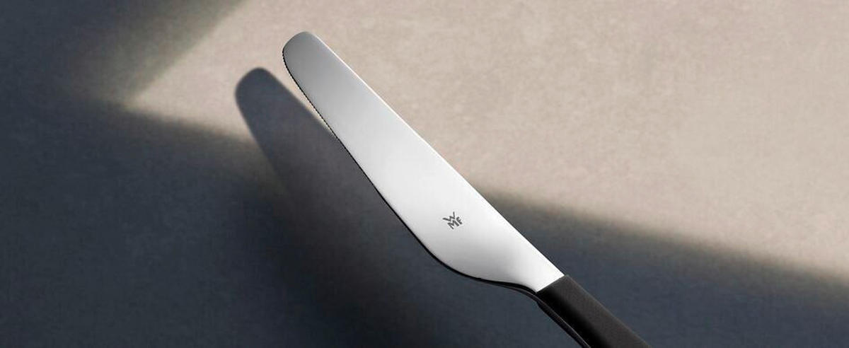 BESTECKSET Emotion 30-teilig Edelstahl  für 6 Personen  - Lavagrau, Basics, Metall (12,5/12,5/25cm) - WMF