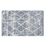 FUßMATTE 66/110 cm  - Hellgrau/Weiß, Design, Textil (66/110cm) - Esposa