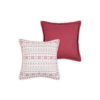 OKRASNA BLAZINA  VALGENIS   40/40 cm          - rdeča/sivobela, Design, tekstil (40/40cm) - X-Mas