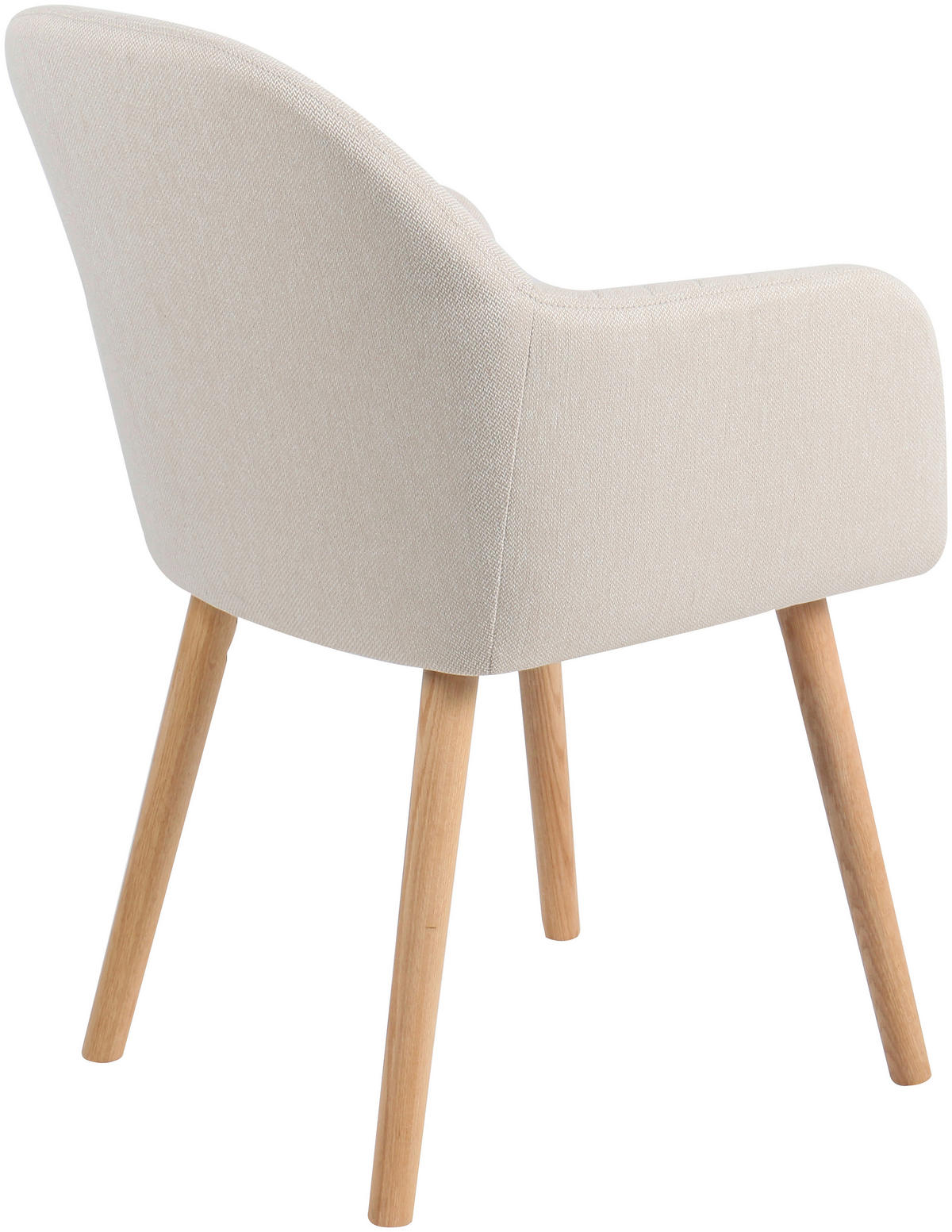 ARMLEHNSTUHL in Holz, Textil Naturfarben, Beige  - Beige/Naturfarben, MODERN, Holz/Textil (56/82/57cm) - MID.YOU
