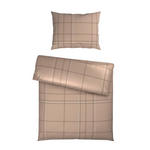 BETTWÄSCHE CUBY Satin 140/200 cm  - Taupe, KONVENTIONELL, Textil (140/200cm) - Esposa