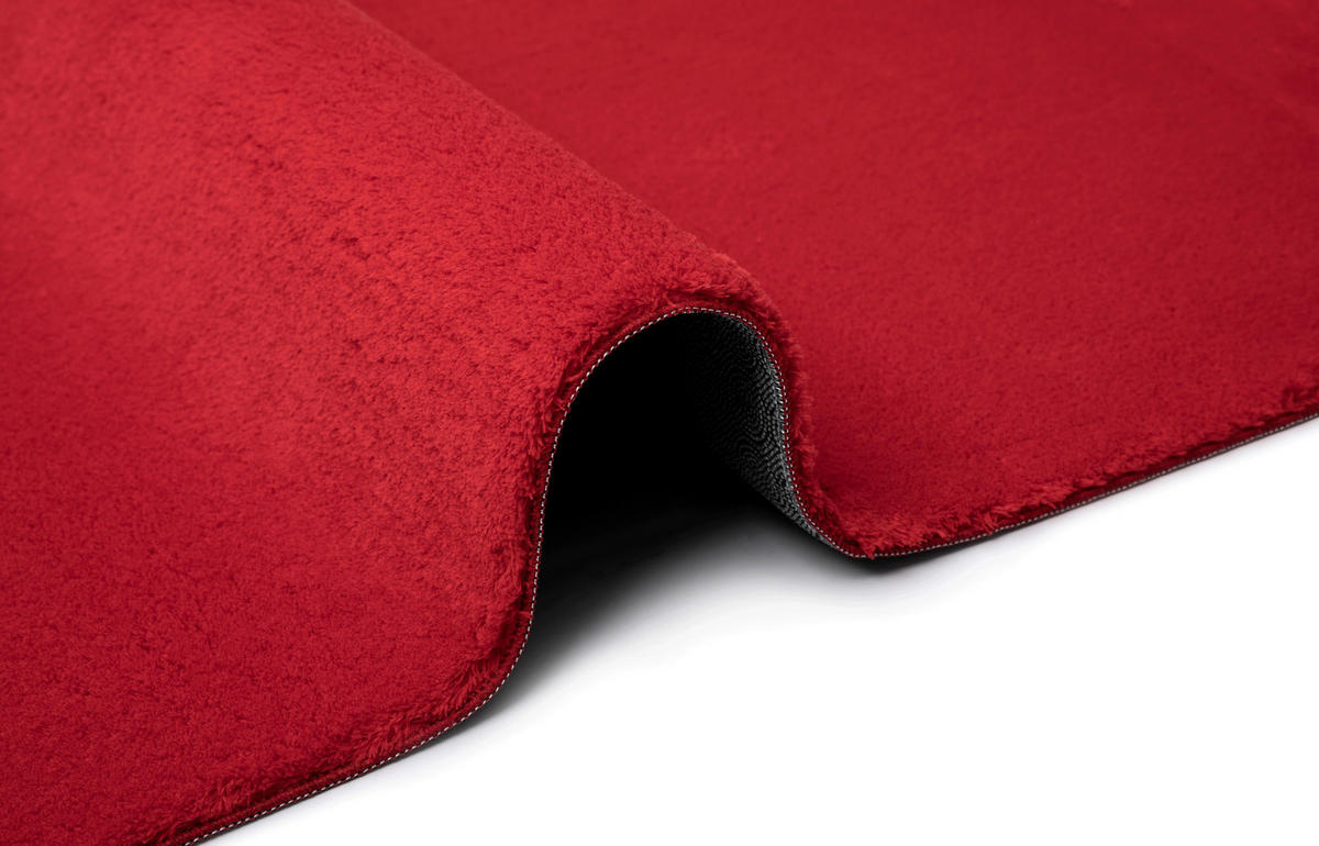 FELLTEPPICH 80/150 cm Loft Rot  - Rot, KONVENTIONELL, Textil (80/150cm)