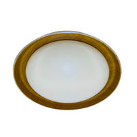 STROPNA LED-SVETILKA  Kora /2600 lm/4000 K// - bela/rjava, Basics, kovina/umetna masa (43/8,5cm)