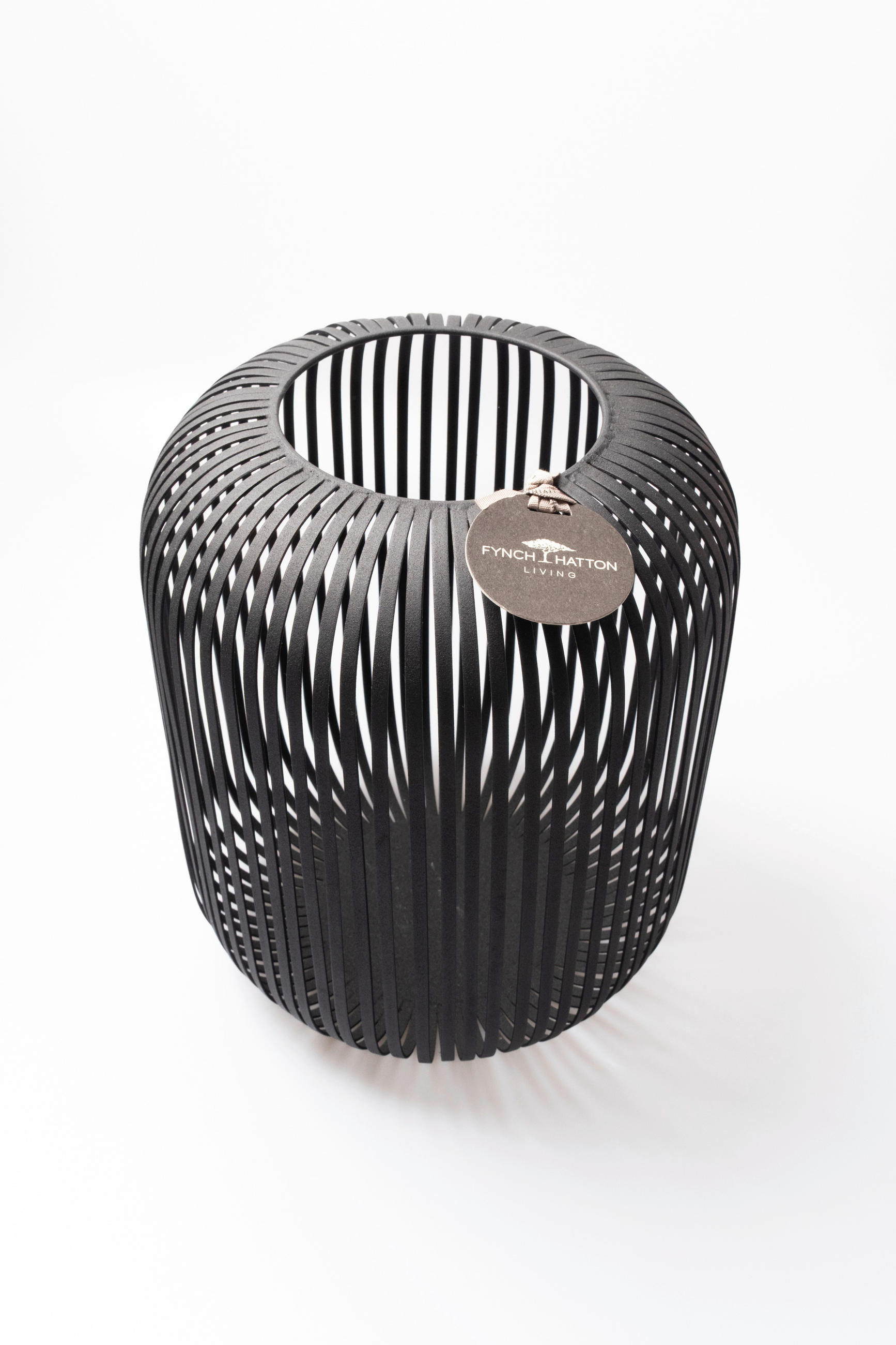 LATERNE  - Schwarz, Basics, Metall (23/23cm)