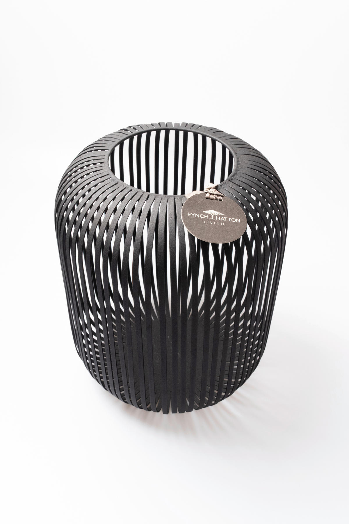 LATERNE  - Schwarz, Basics, Metall (23/23cm) - FYNCH-HATTON