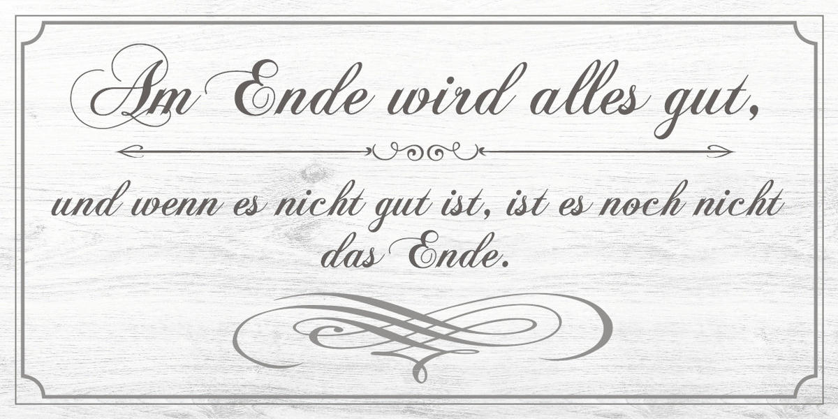 DEKOPANEEL Text 20/40 cm  - Multicolor, Basics, Holz (20/40cm) - Euroart