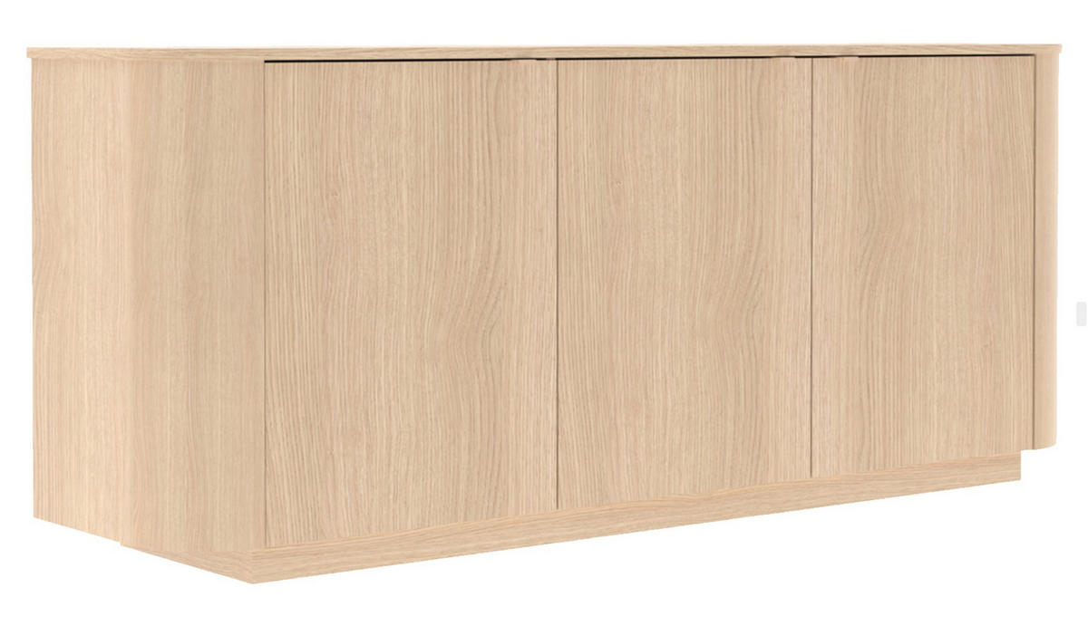 SIDEBOARD  181/76/43 cm  - Eichefarben, Design, Holzwerkstoff/Metall (181/76/43cm) - MID.YOU