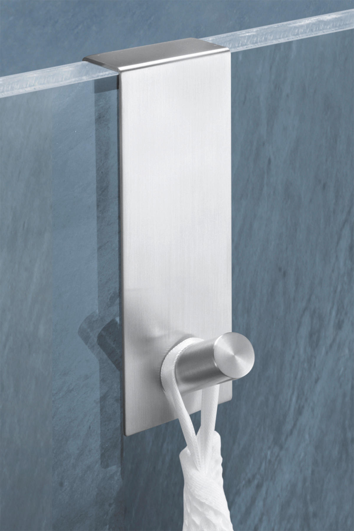 TÜRHAKEN  in Edelstahlfarben  - Edelstahlfarben, Basics, Metall (4,5/13,5/6cm) - Zack