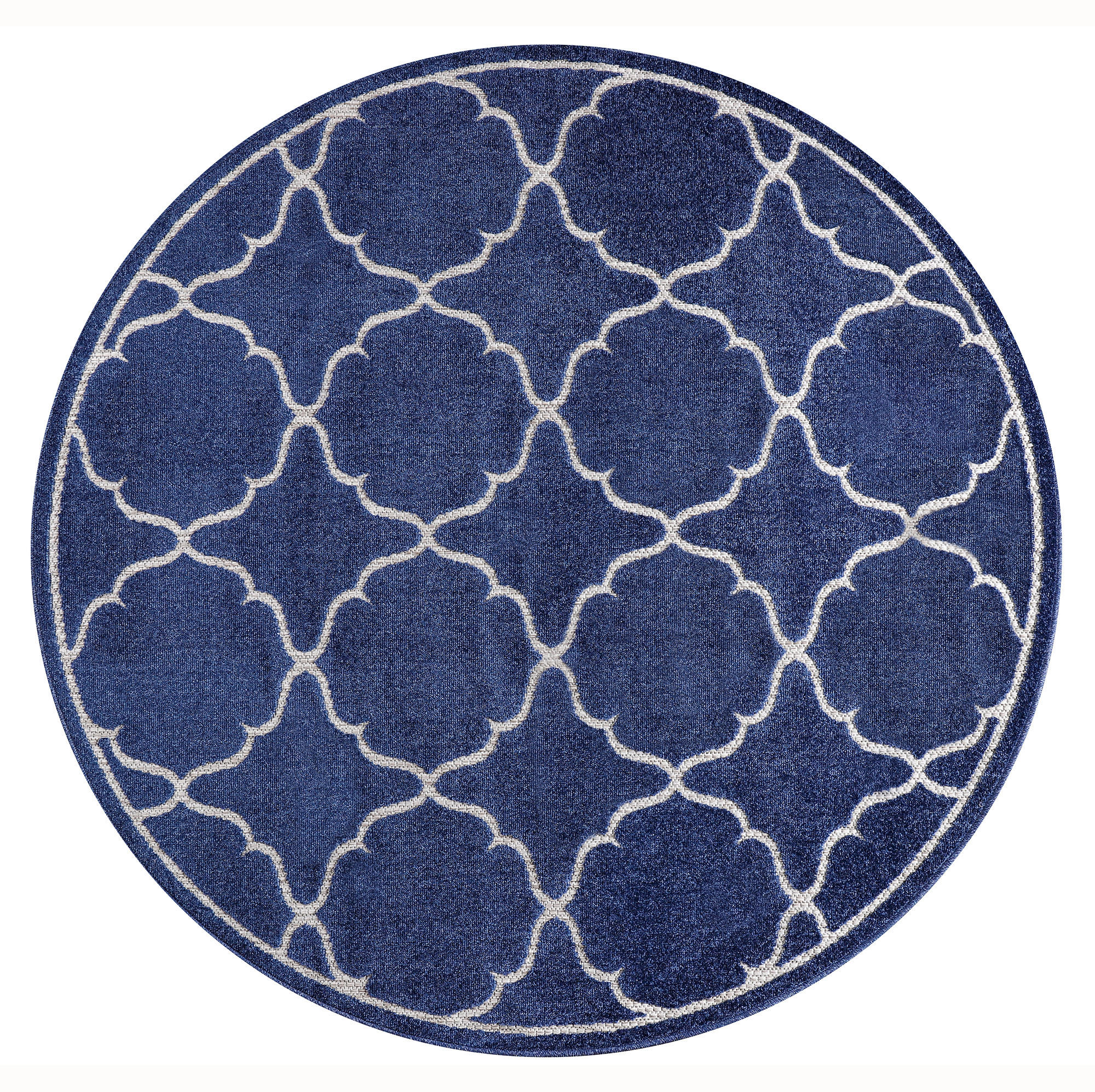 OUTDOORTEPPICH 120 cm Berlin Blau  - Blau, LIFESTYLE, Kunststoff/Textil (120cm)