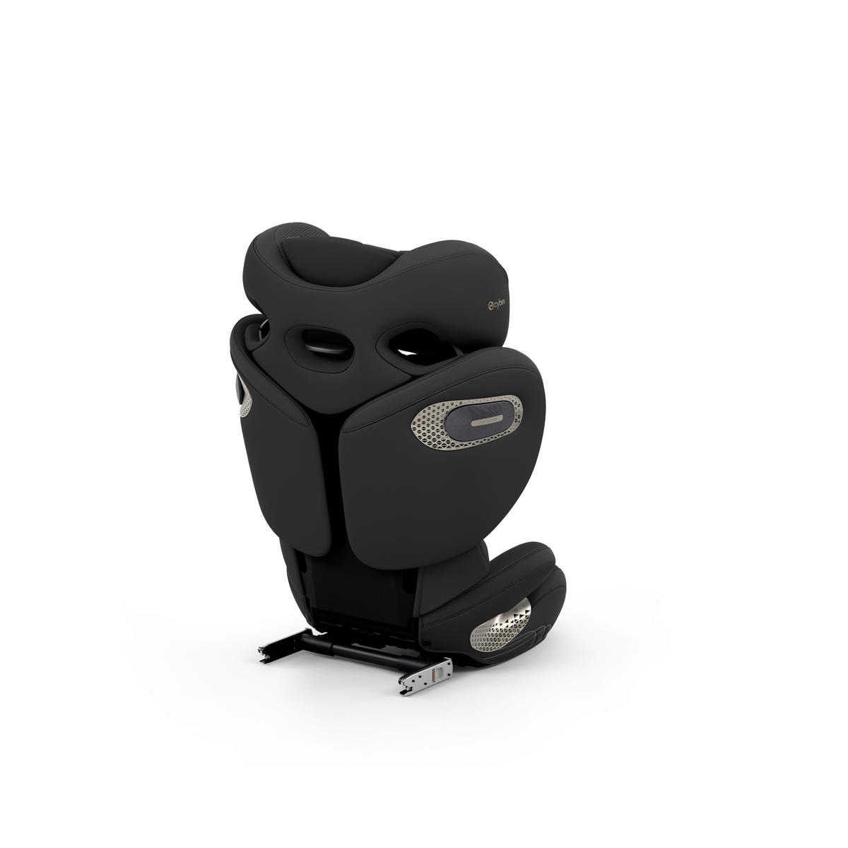 KINDERAUTOSITZ Solution S Style Sepia Black  - Schwarz, Basics, Kunststoff/Textil (42/49,5/61cm) - cybex PLATINUM