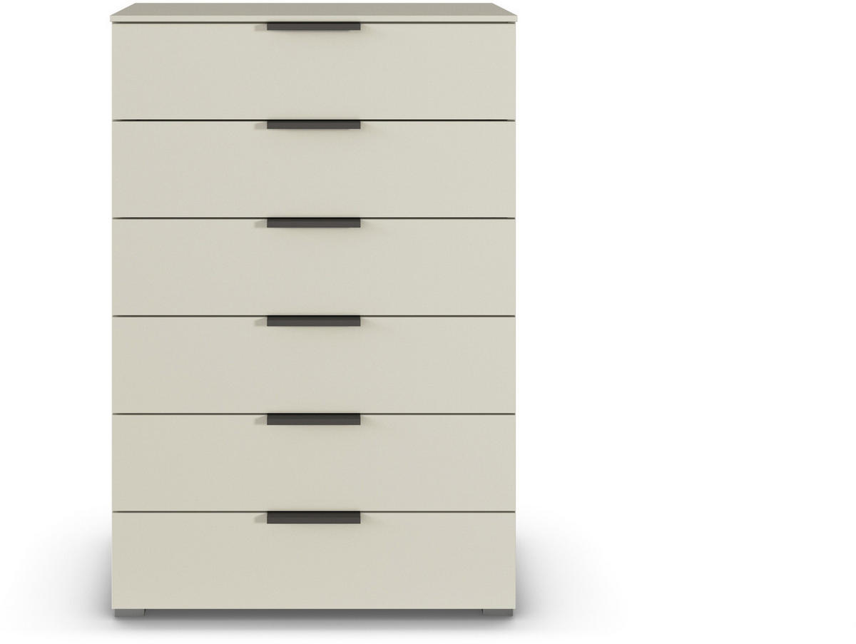 KOMMODE  in 80/119/42 cm  - Champagner/Graphitfarben, Trend, Holzwerkstoff/Metall (80/119/42cm) - Novel