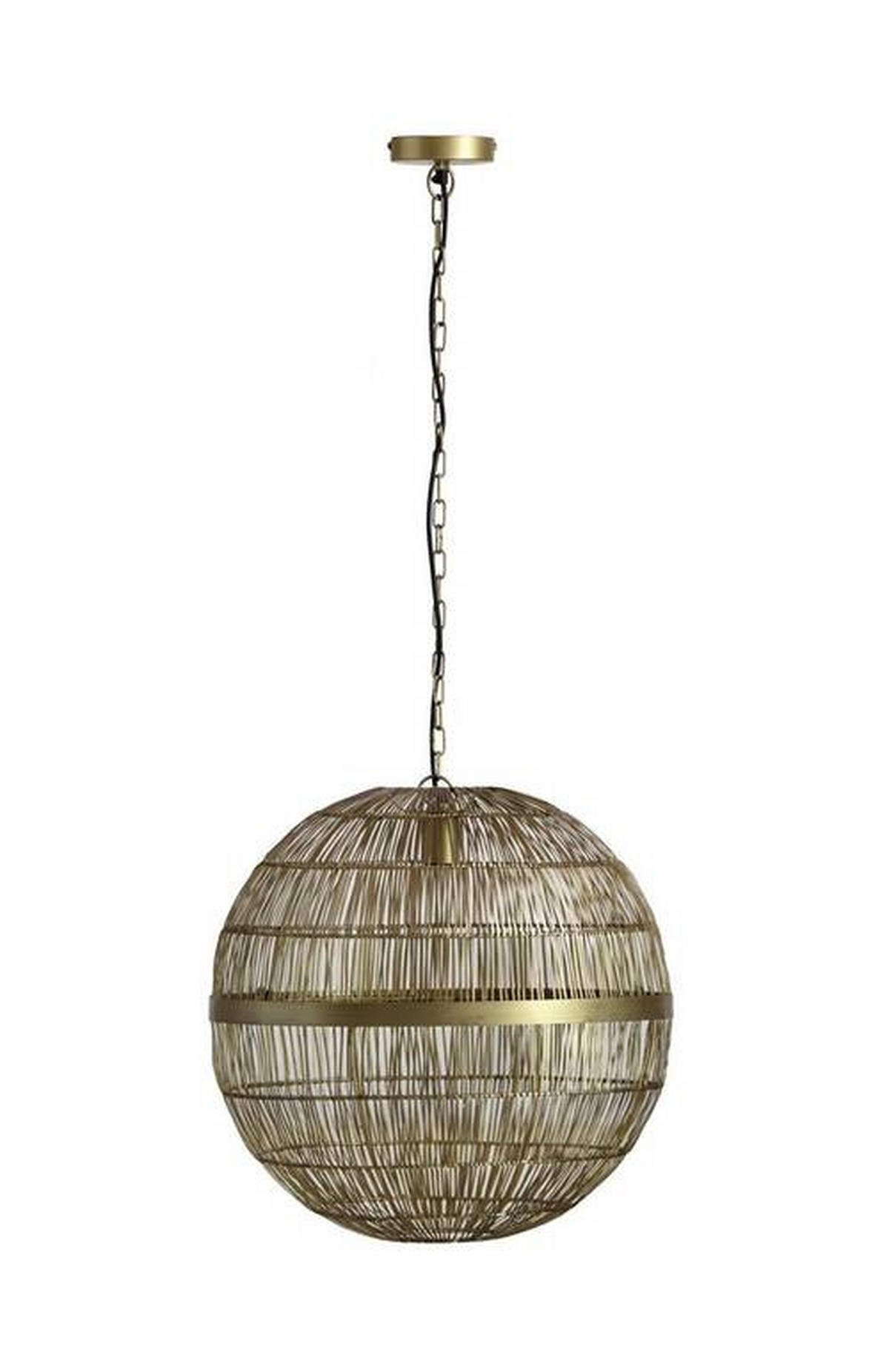 HÄNGLAMPA 50/120 cm  - mässingsfärgad, Klassisk, metall (50/120cm) - Globo