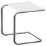GARTENBEISTELLTISCH - Alufarben/Weiß, Basics, Metall (40/40/40cm) GARTENBEISTELLTISCH - Alufarben/Weiß, Basics, Metall (40/40/40cm)