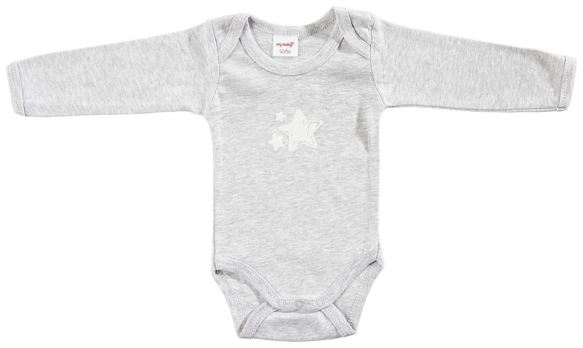 BABYBODY-SET  - Weiß/Dunkelblau, Basics, Textil (86/92null) - My Baby Lou