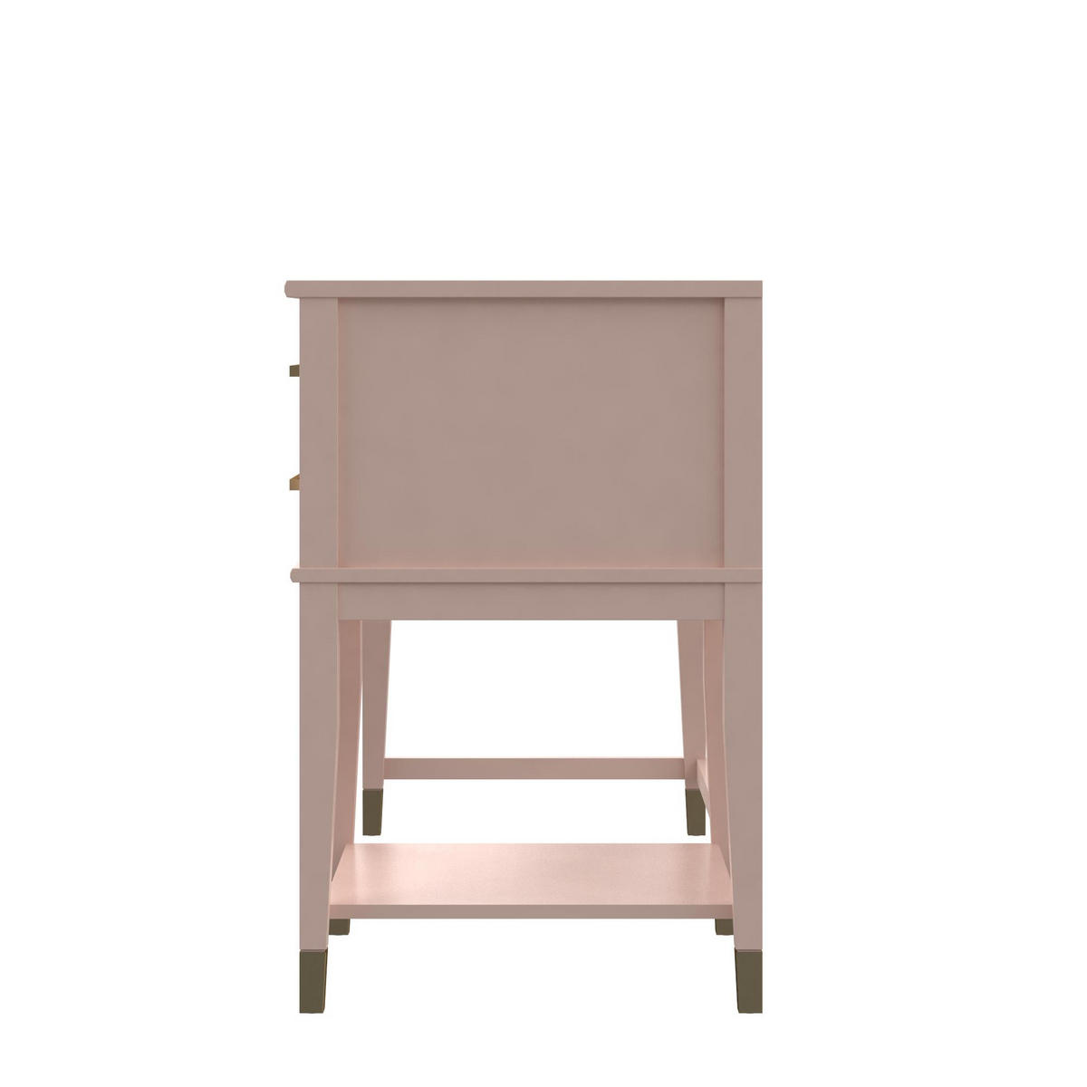 SCHREIBTISCH 115/77/49 cm  in Rosa  - Goldfarben/Rosa, Design, Holzwerkstoff/Metall (115/77/49cm) - MID.YOU