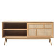 SIDEBOARD furniert Eichefarben, Naturfarben  - Eichefarben/Naturfarben, Trend, Naturmaterialien/Holzwerkstoff (180/79/45cm) - Carryhome